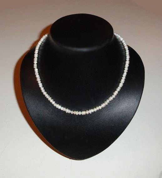 Ketting parels zoetwater verguld slotje, Verzenden, Nieuw, Overige kleuren, Overige materialen