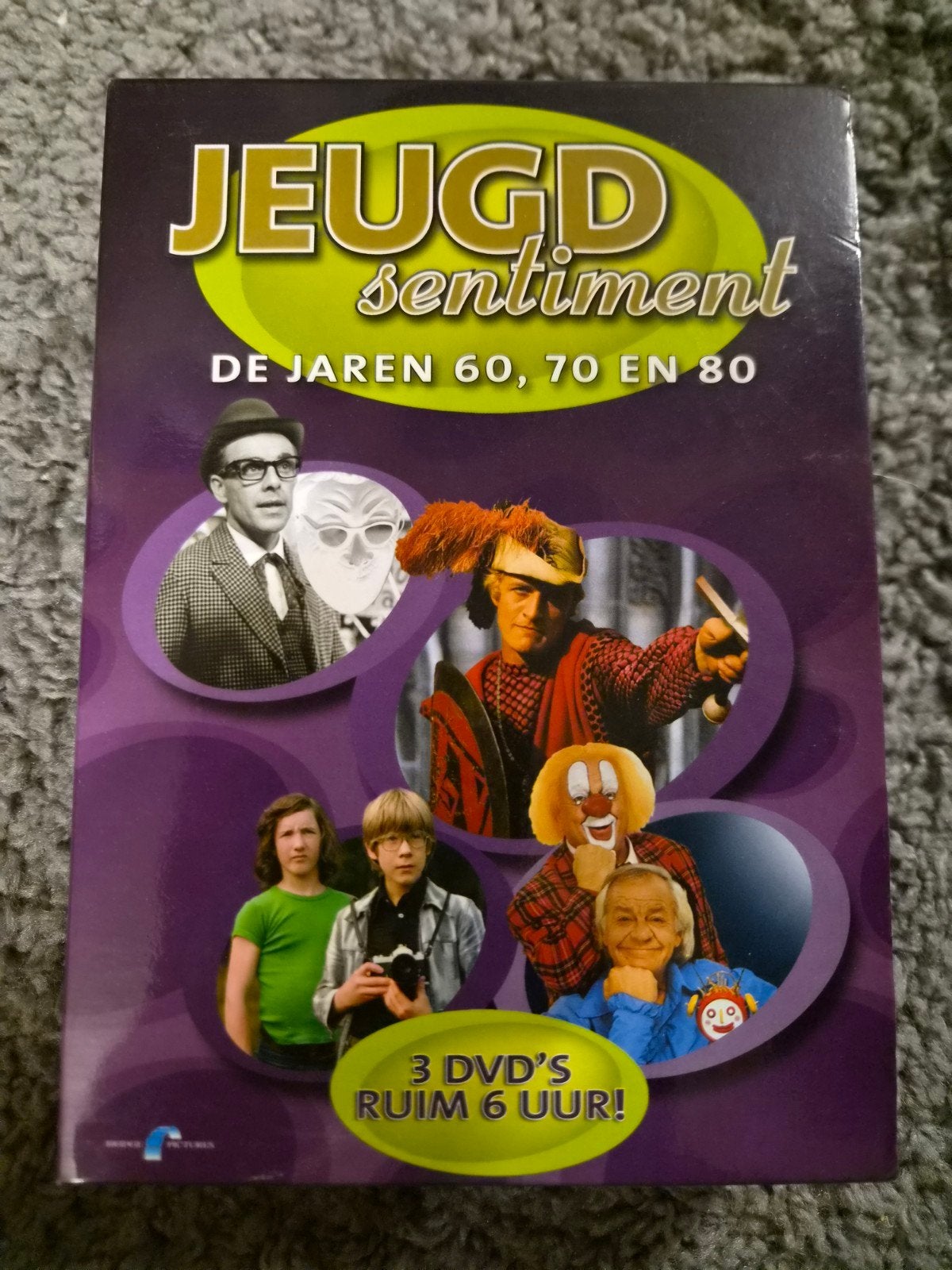 Jeugd Sentiment: De Jaren 60, 70 en 80 - 3 DVD's, Gebruikt, Verzamelbox, Alle leeftijden, Inclusief doosje
