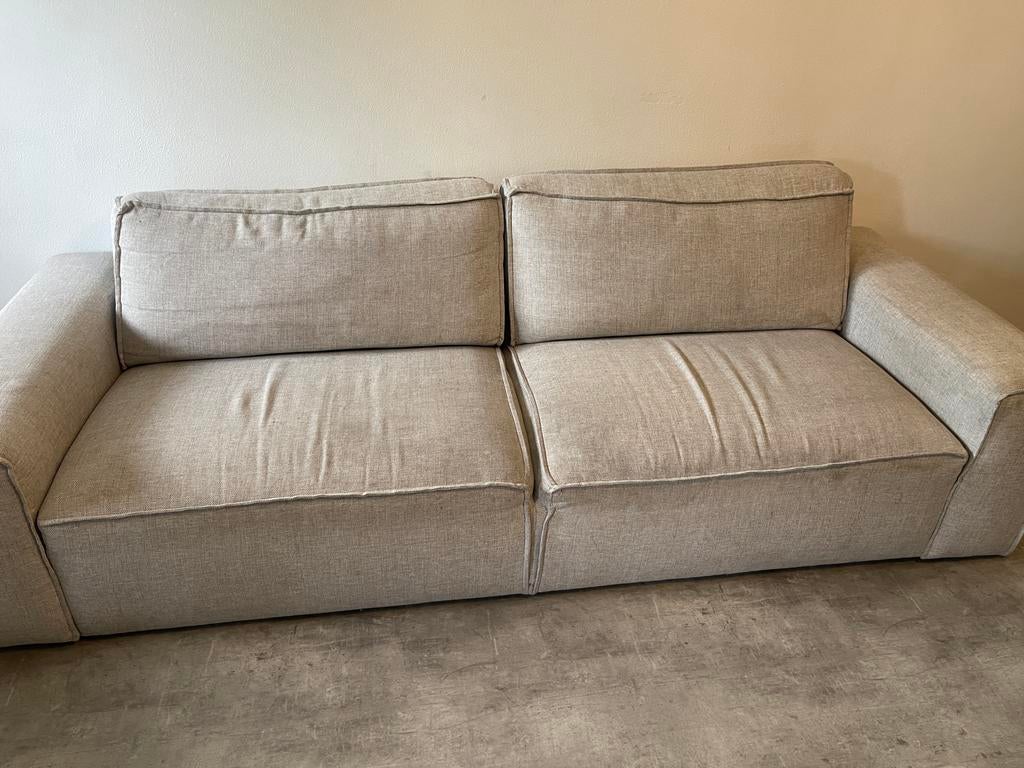 Comfortabele 2-zits bank en fauteuil - Zo goed als nieuw, Huis en Inrichting, Banken | Bankstellen, 75 tot 100 cm, Ophalen of Verzenden