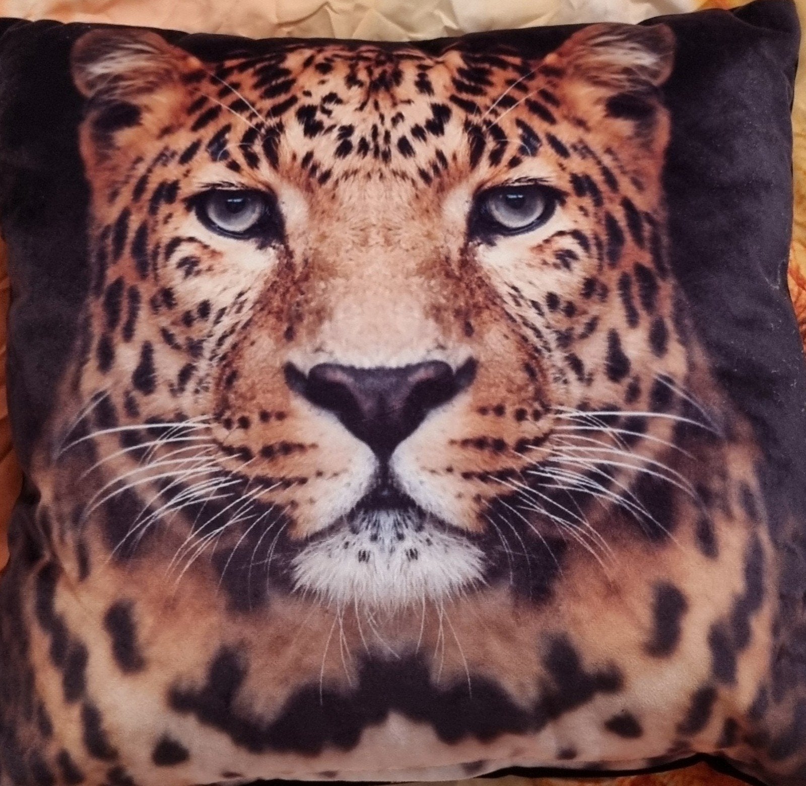 Sierkussen met luipaardprint - Zo goed als nieuw, Ophalen, Overige merken, Meerkleurig, Met print