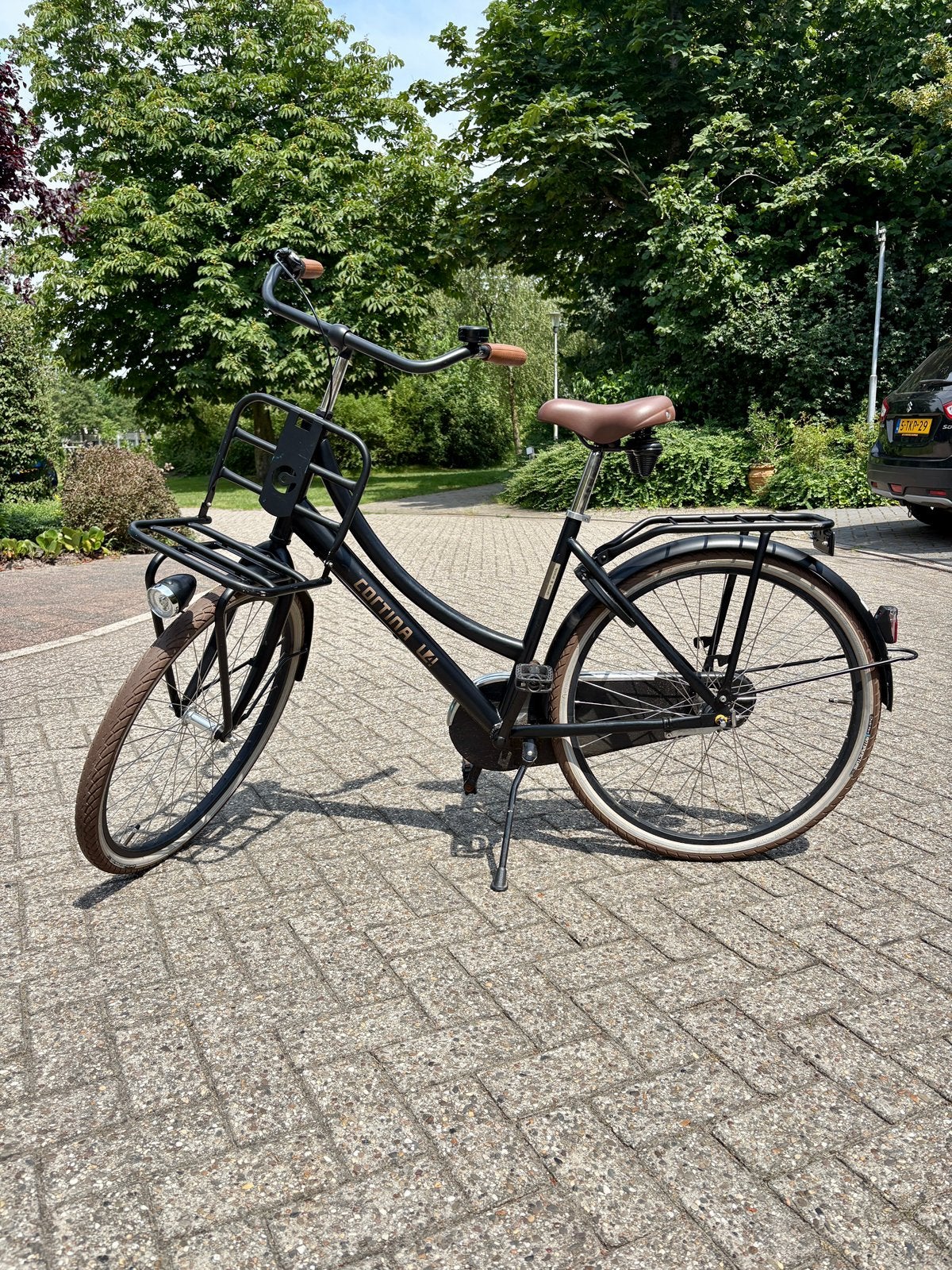 Cortina U4 zwart 26 inch. Meisjes fiets, Fietsen en Brommers, Fietsen | Meisjes, Ophalen, Gebruikt, 24 inch