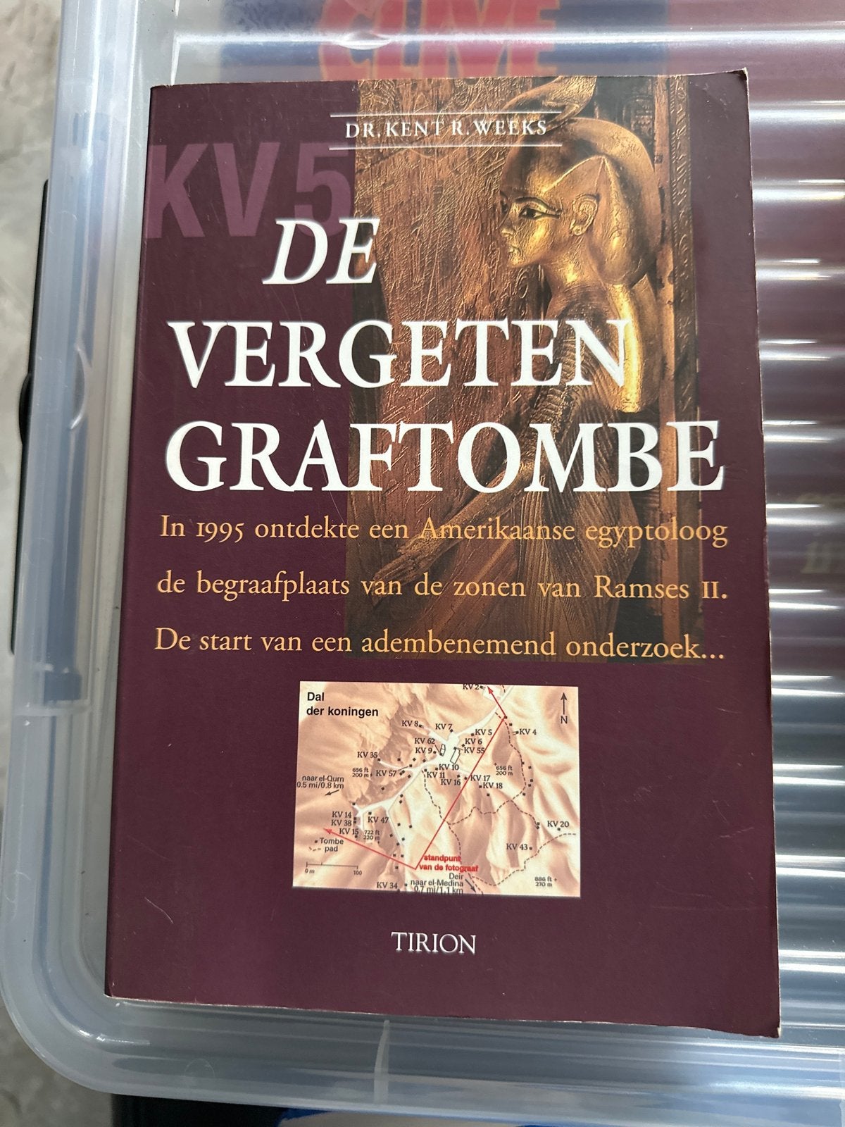 KV5 De Vergeten Graftombe - Dr. Kent R. Weeks, Ophalen of Verzenden, 20e eeuw of later, Zo goed als nieuw