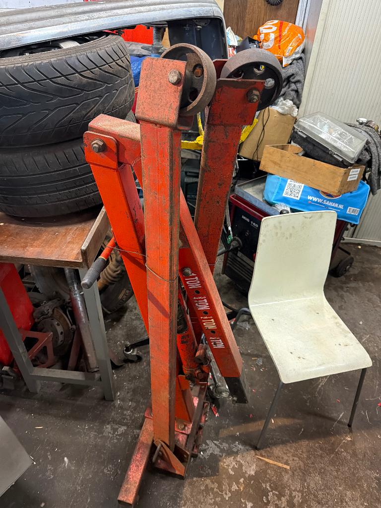 Takel voor motoren, Ophalen, Gebruikt