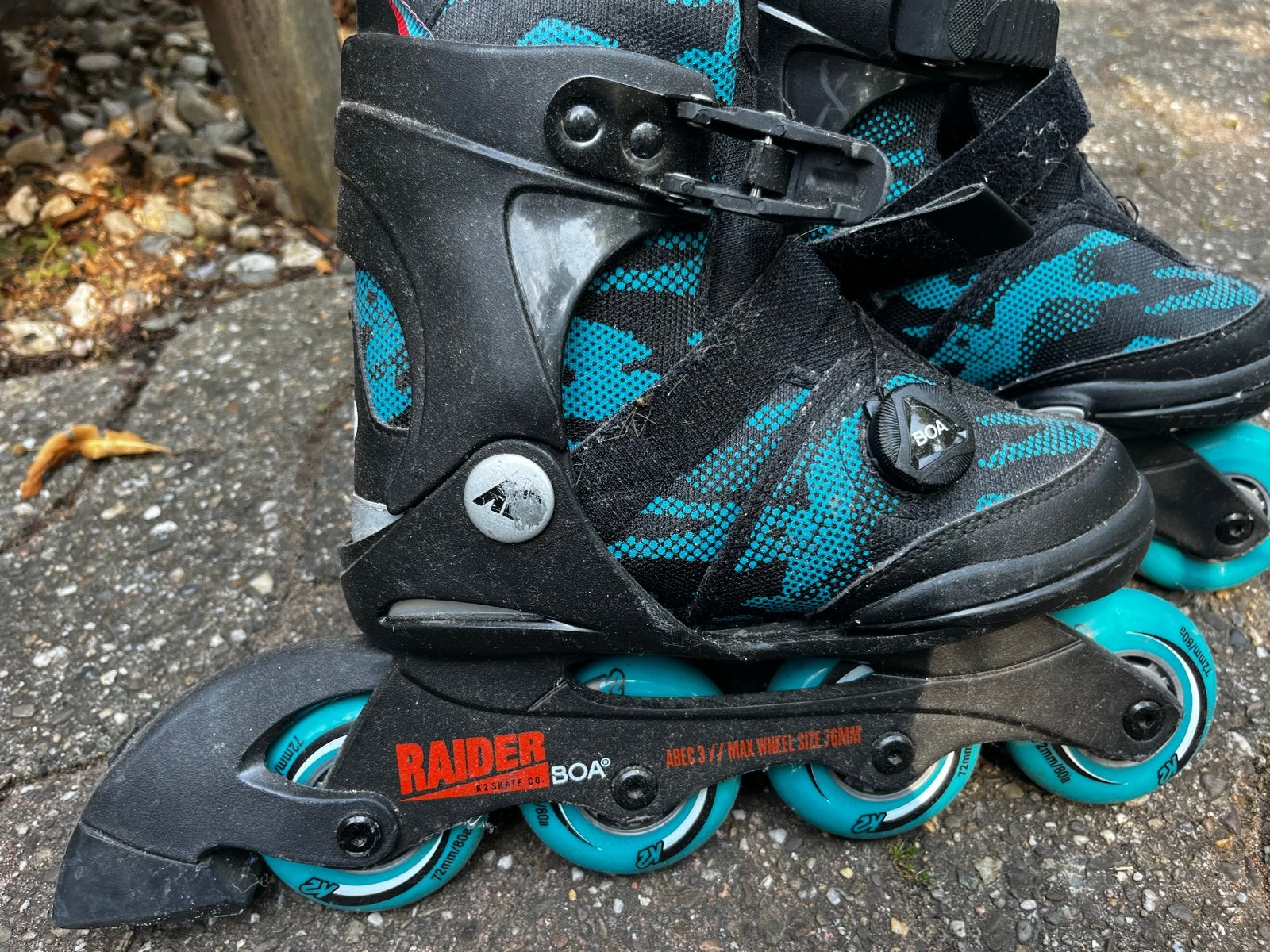 K2 Raider Boa inline skates - Verstelbaar maat 32-37, Sport en Fitness, Schaatsen, Ophalen, Gebruikt, Overige typen, Overige merken
