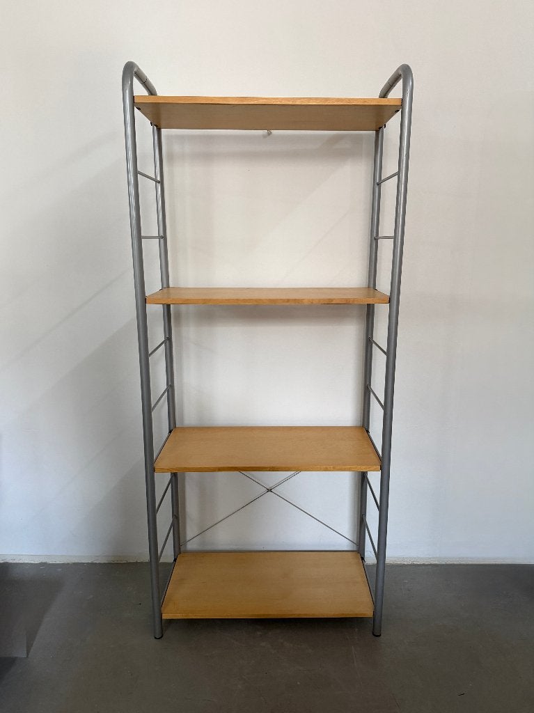 Vintage Ikea Niklas schappenkast, boekenkast demontabel, Huis en Inrichting, Ophalen, Met plank(en), Gebruikt, 200 cm of meer