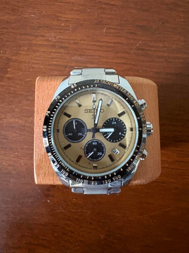 Seiko Prospex Speedtimer  - B2853 – 39mm met extra schakels, Sieraden, Tassen en Uiterlijk, Horloges | Heren, Gebruikt, Staal