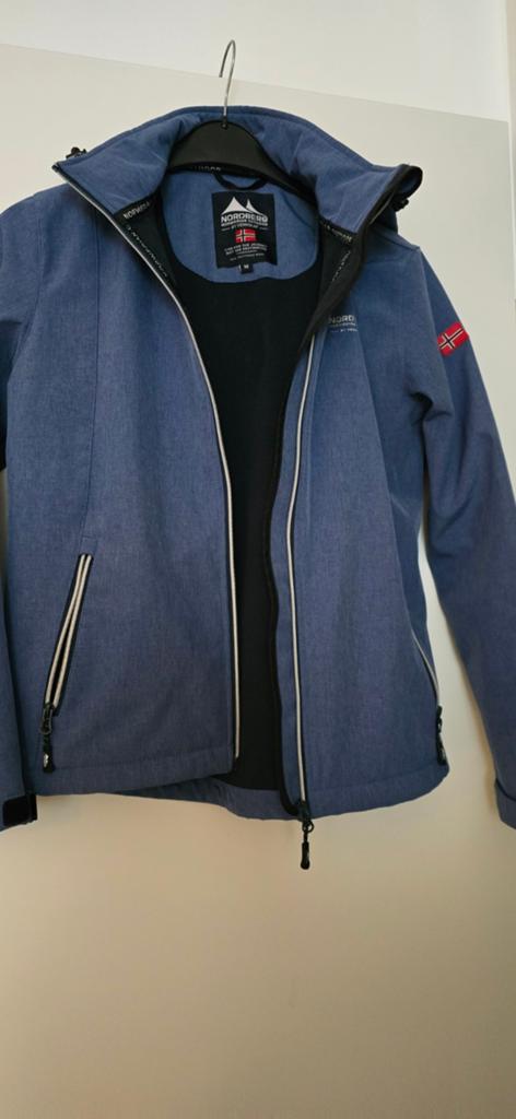 Nordberg Dames Softshell Jas - Maat M, Maat 38/40 (M), Blauw, Zo goed als nieuw, Nordberg
