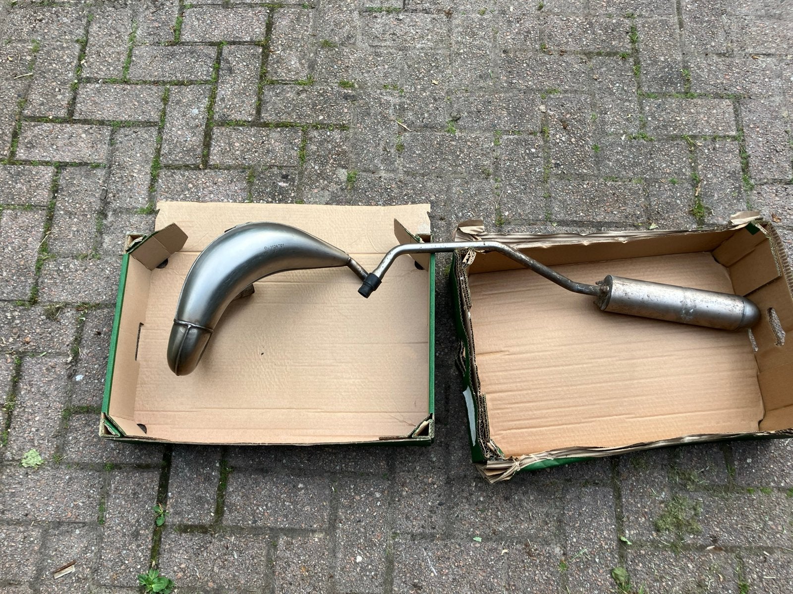 Technigas uitlaat derbi/am6, Ophalen of Verzenden, Gebruikt, Uitlaat
