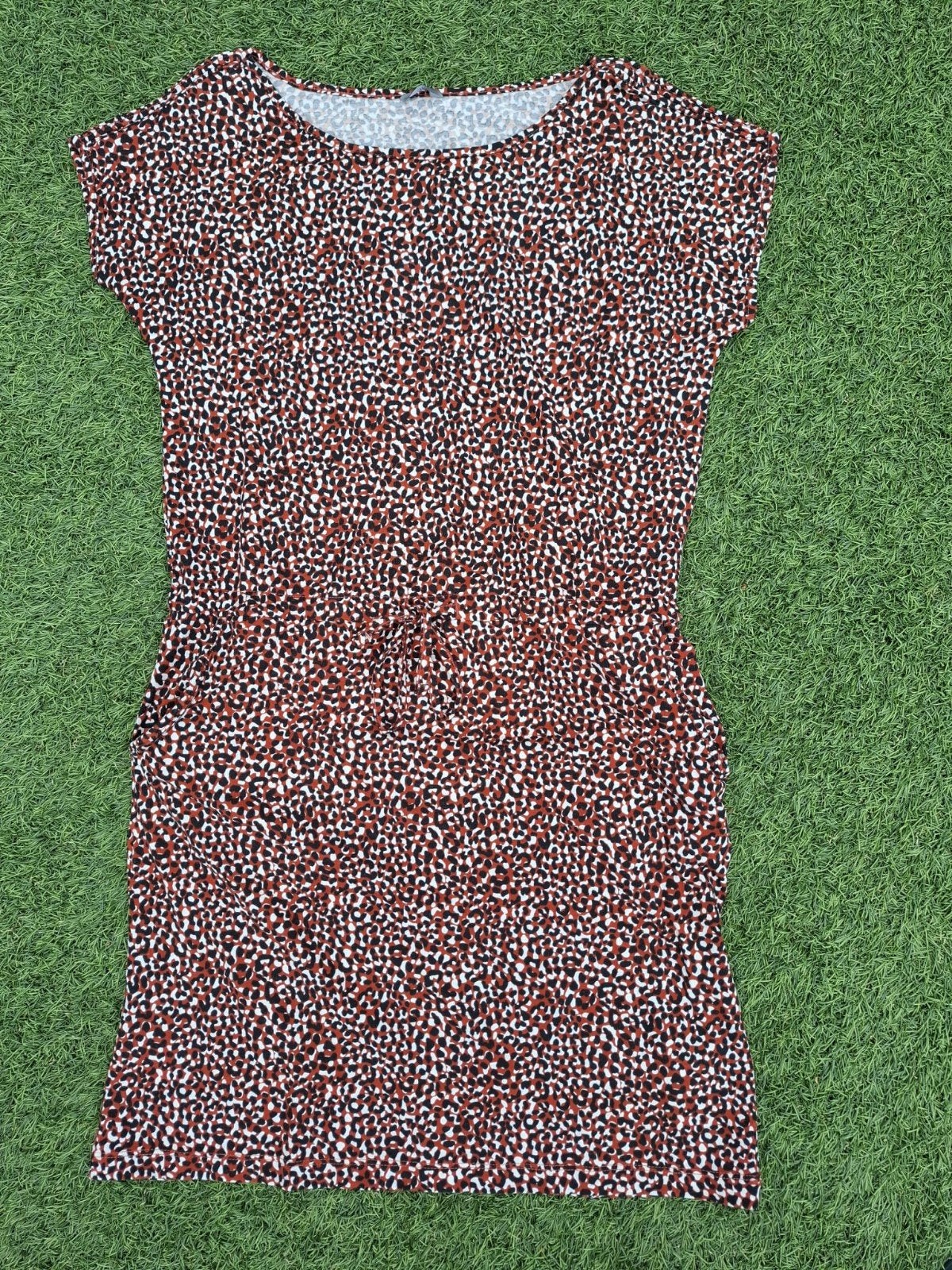 Zomerjurk maat s/zomerjurk tijgerprint S, Kleding | Dames, Maat 38/40 (M), Bruin, Ophalen of Verzenden, Zo goed als nieuw