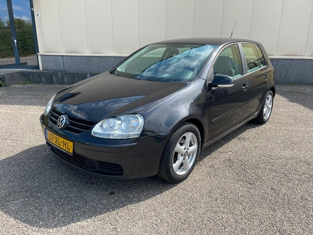 Volkswagen Golf 1.6 FSI Optive 4, Auto's, Gebruikt, 4 cilinders, 116 pk, Zwart