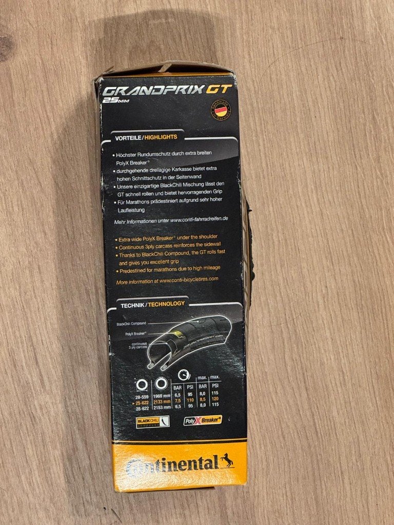 Foto 5 van Continental Grand Prix GT 25-622 buitenband – NIEUW