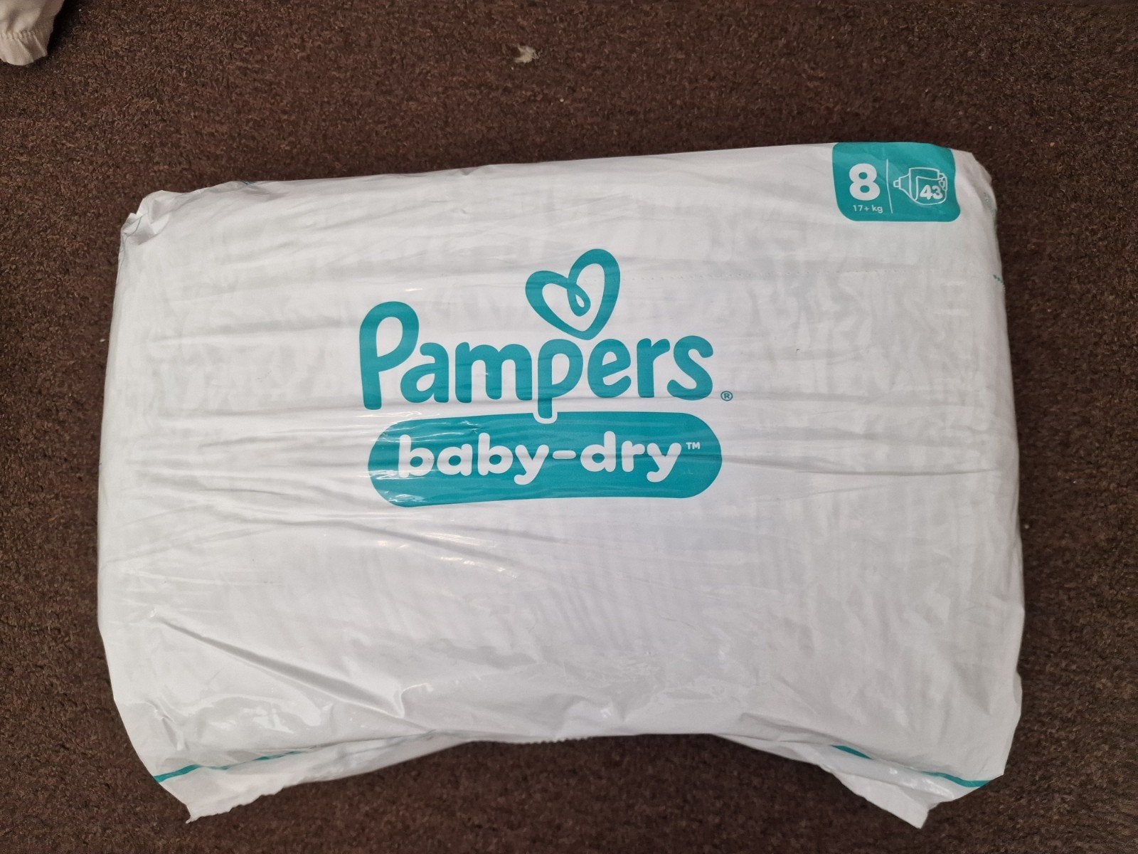 Pampers Baby-Dry Luiers Maat 8 (17+ kg) - Nieuw Pak, Ophalen, Nieuw