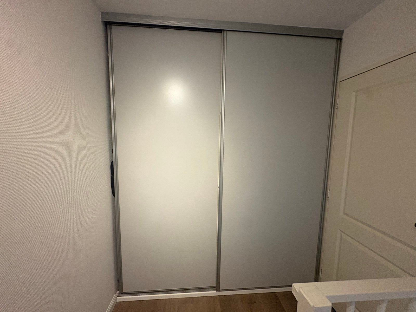Schuifdeurkast 200x245cm - Wit, Ophalen, Gebruikt, 200 cm of meer, 50 tot 75 cm