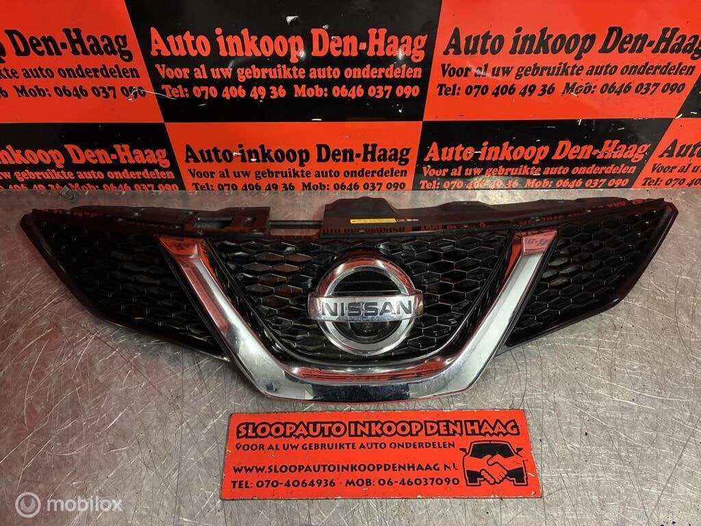 Nissan Qashqai ('14-'19) Grille, Gebruikt, Ophalen of Verzenden, Nissan, Nissan