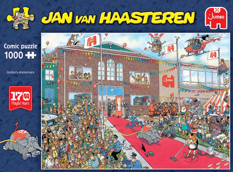 Jan van Haasteren - 170 Years of Jumbo Special - 1000 st., Hobby en Vrije tijd, Denksport en Puzzels, Ophalen of Verzenden, 500 t/m 1500 stukjes