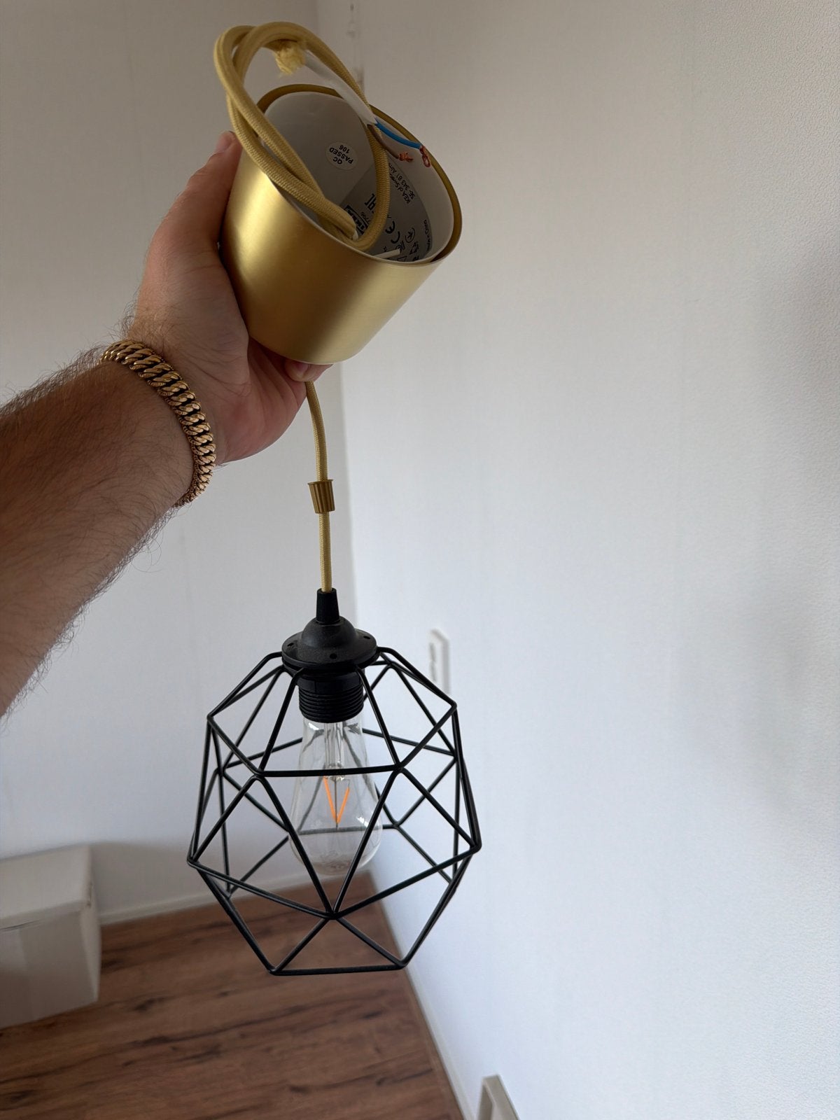 Mooie hanglamp zo goed als nieuw, Ophalen, Minder dan 50 cm, Zo goed als nieuw, Minder dan 25 cm