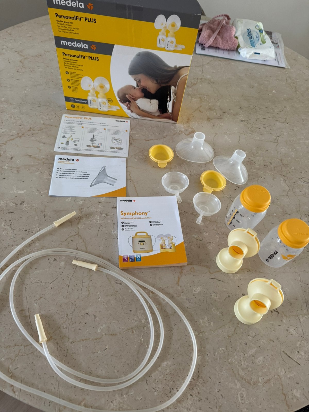 Medela personalfit plus dubbele afkolfset, Ophalen, Gebruikt, Borstkolf