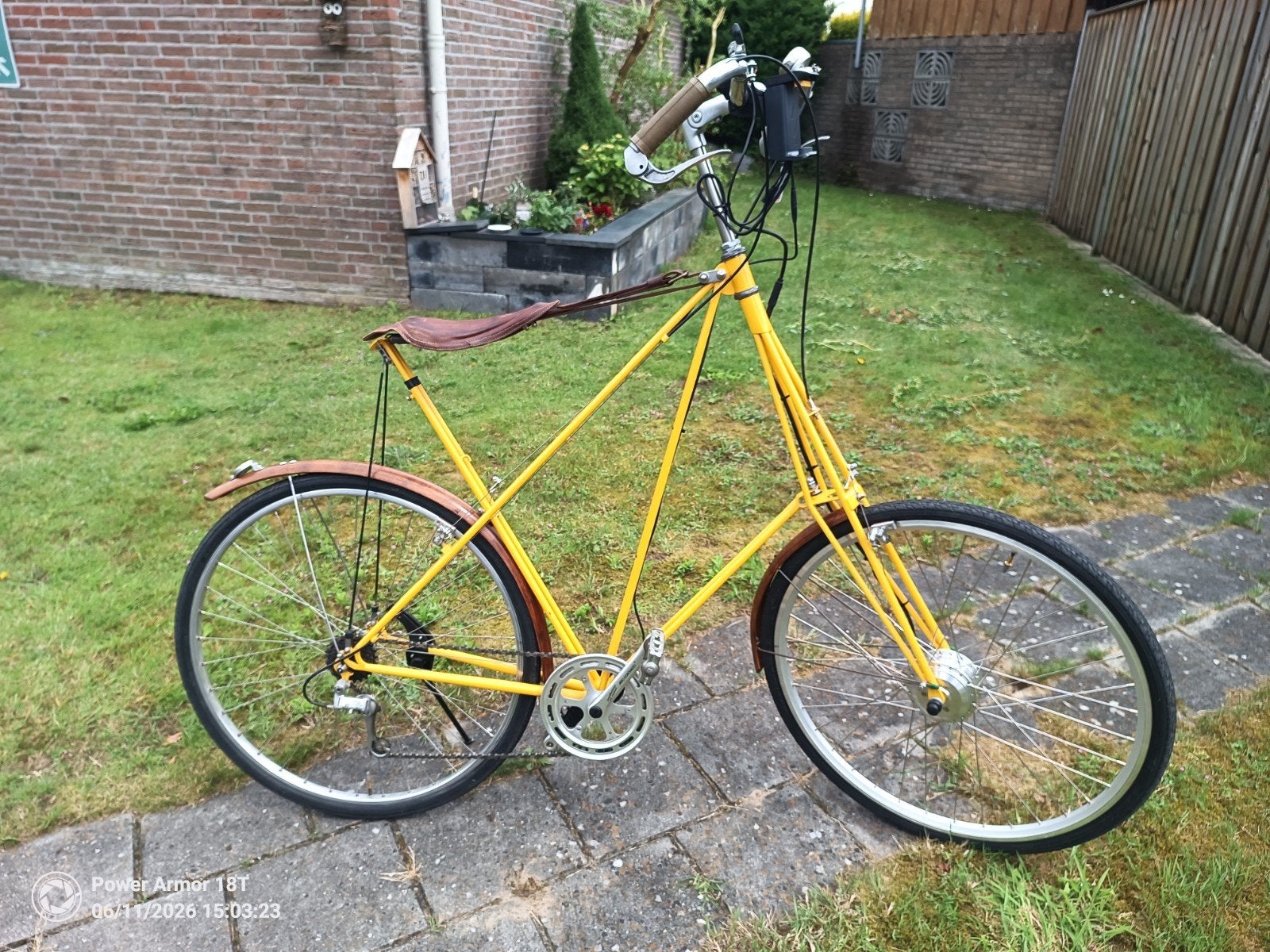 Unieke handgemaakte Pedersen fiets met elektrische ondersteu, Fietsen en Brommers, Elektrische fietsen, Ophalen, Zo goed als nieuw