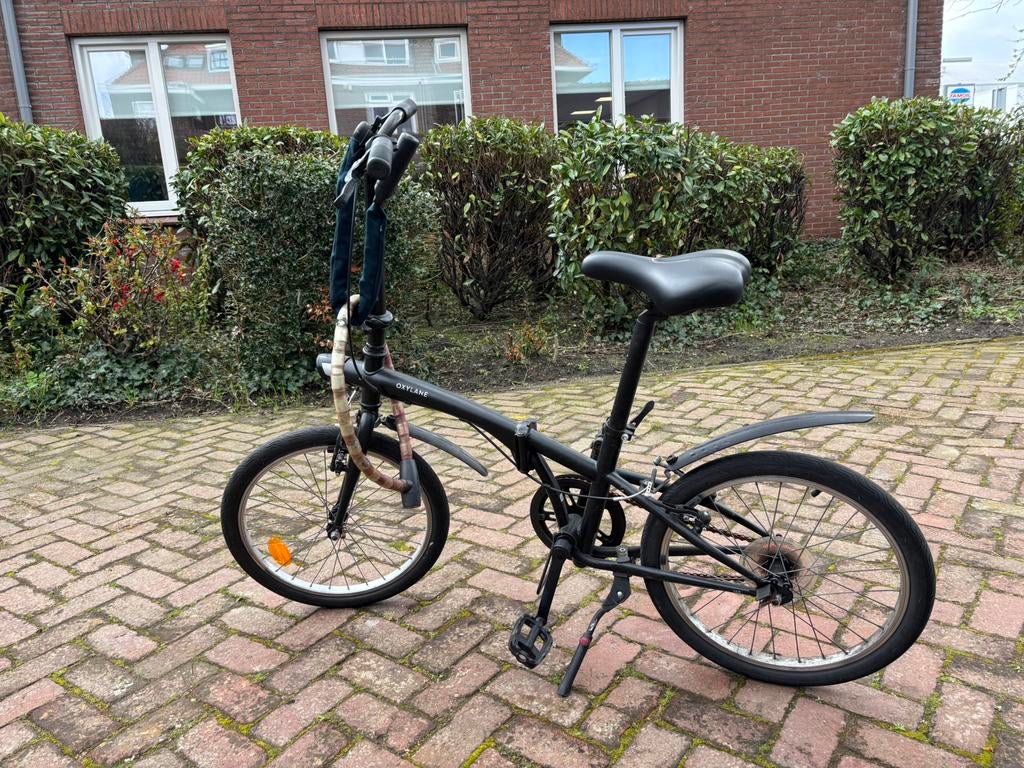 Folding Bike Tilt 100 20 Inch Single Speed - Black, Fietsen en Brommers, Fietsen | Vouwfietsen, Ophalen, Zo goed als nieuw, 20 inch of meer