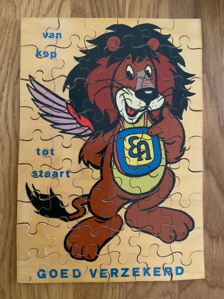 Reclame puzzel Eerste Algemene Verzekeringen, Ophalen of Verzenden, Zo goed als nieuw, Overige typen