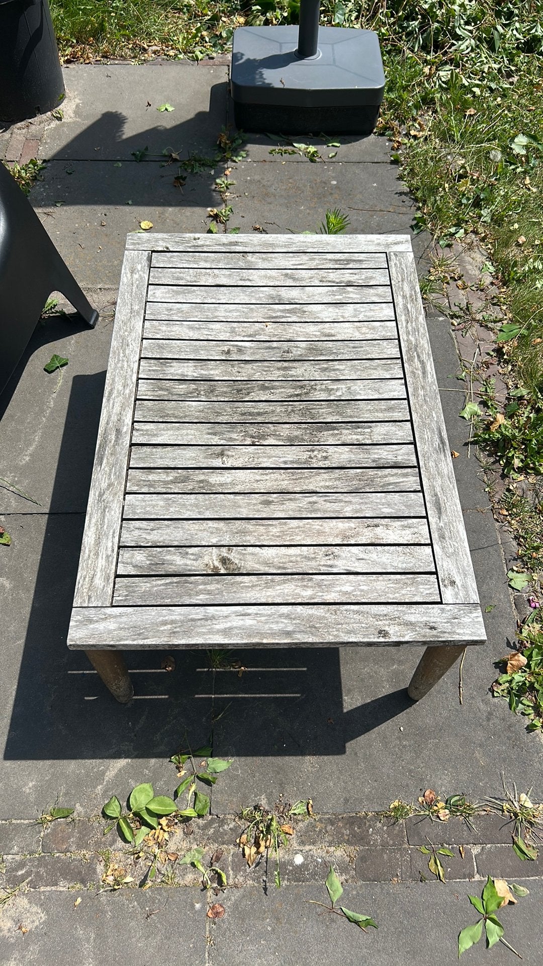 Tuintafel hout, Ophalen, Gebruikt, Rechthoekig, Hout