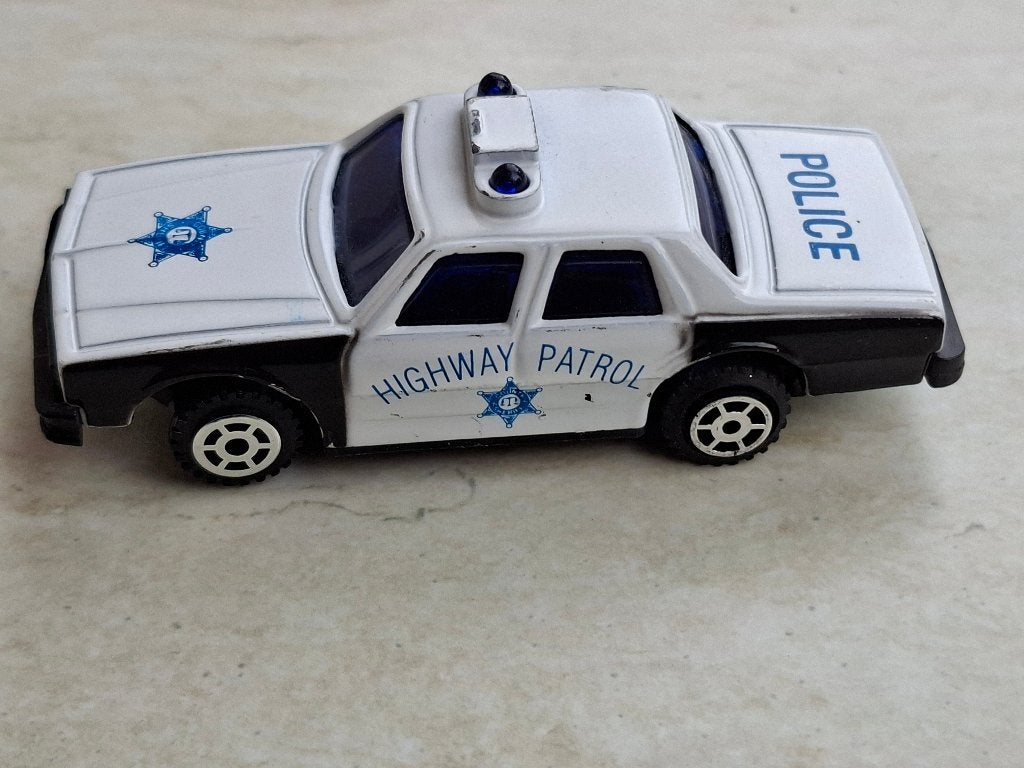 Amerikaanse Politiewagen Highway Patrol 3 inch police, Ophalen of Verzenden, Zo goed als nieuw, Auto