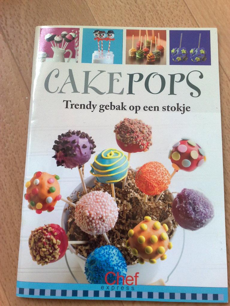 Cake pops - Trendy gebak op een stokje, Verzenden, Zo goed als nieuw, Cupcakes, Boek of Tijdschrift
