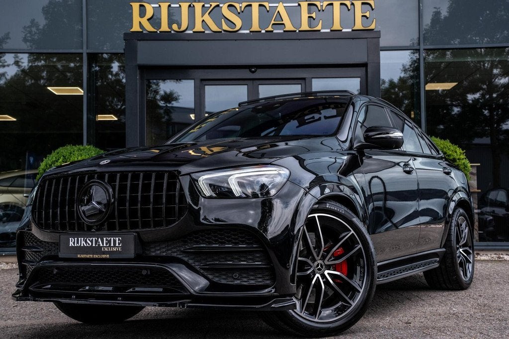 Mercedes GLE-klasse 350e Coupé 4MATIC AMG|PANO|63S LOOK|22', Auto's, Automaat, Gebruikt, 2525 kg, Zwart