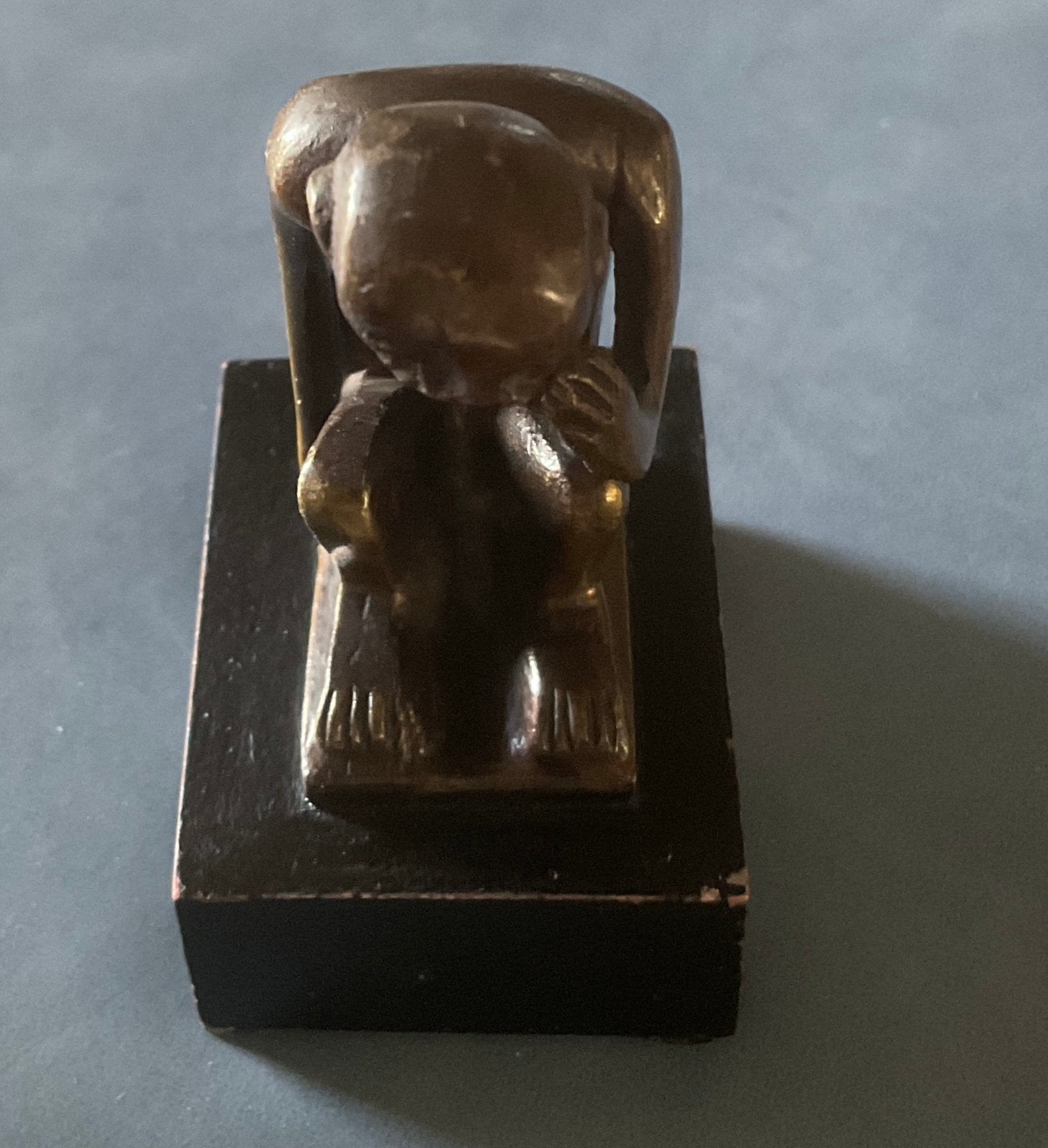 Bronzen aapje Amsterdamse School, Ophalen of Verzenden