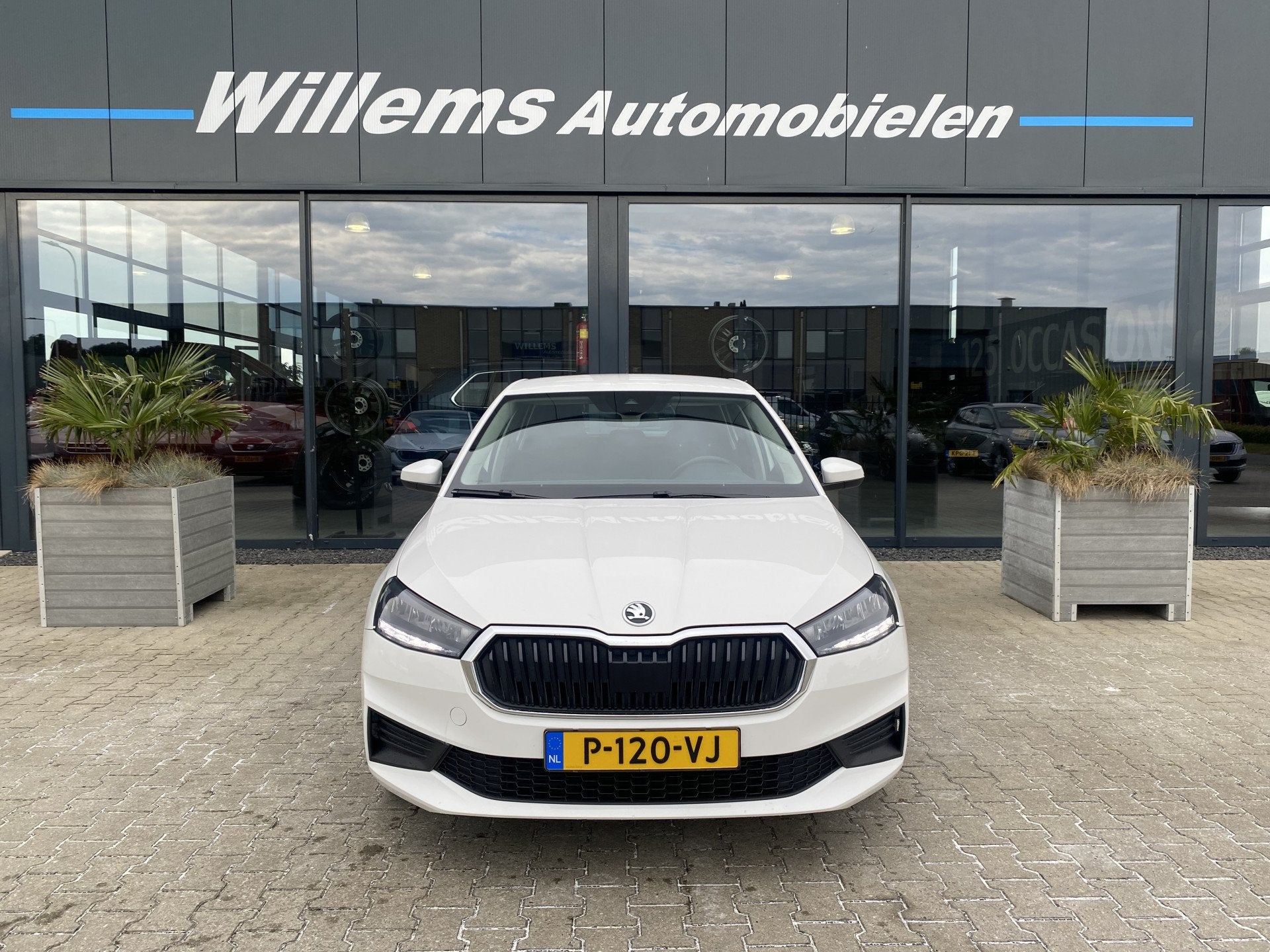 Skoda Fabia 1.0 TSI Business Edition FACELIFT App-Connect, L, Auto's, Voorwielaandrijving, Stof, Met garantie (alle), Wit
