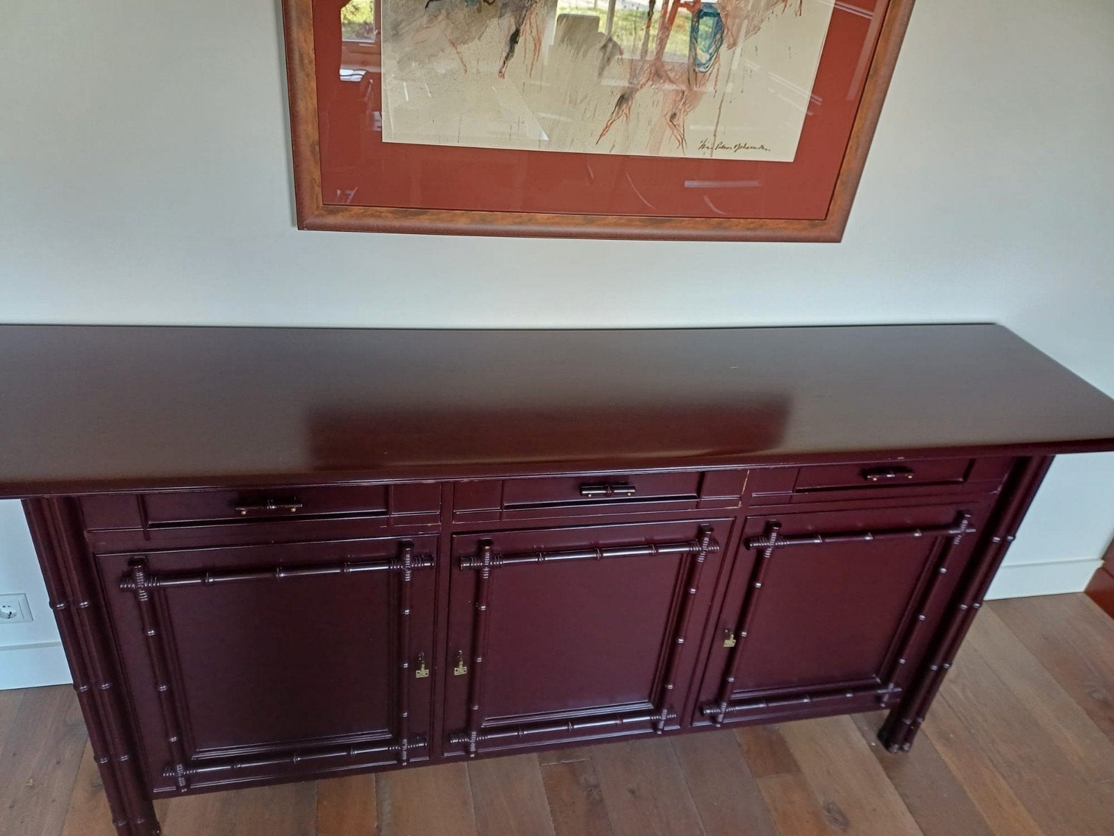 GIORGETTI design dressoir - 215x90x49 cm, Ophalen, Gebruikt, Design, 200 cm of meer
