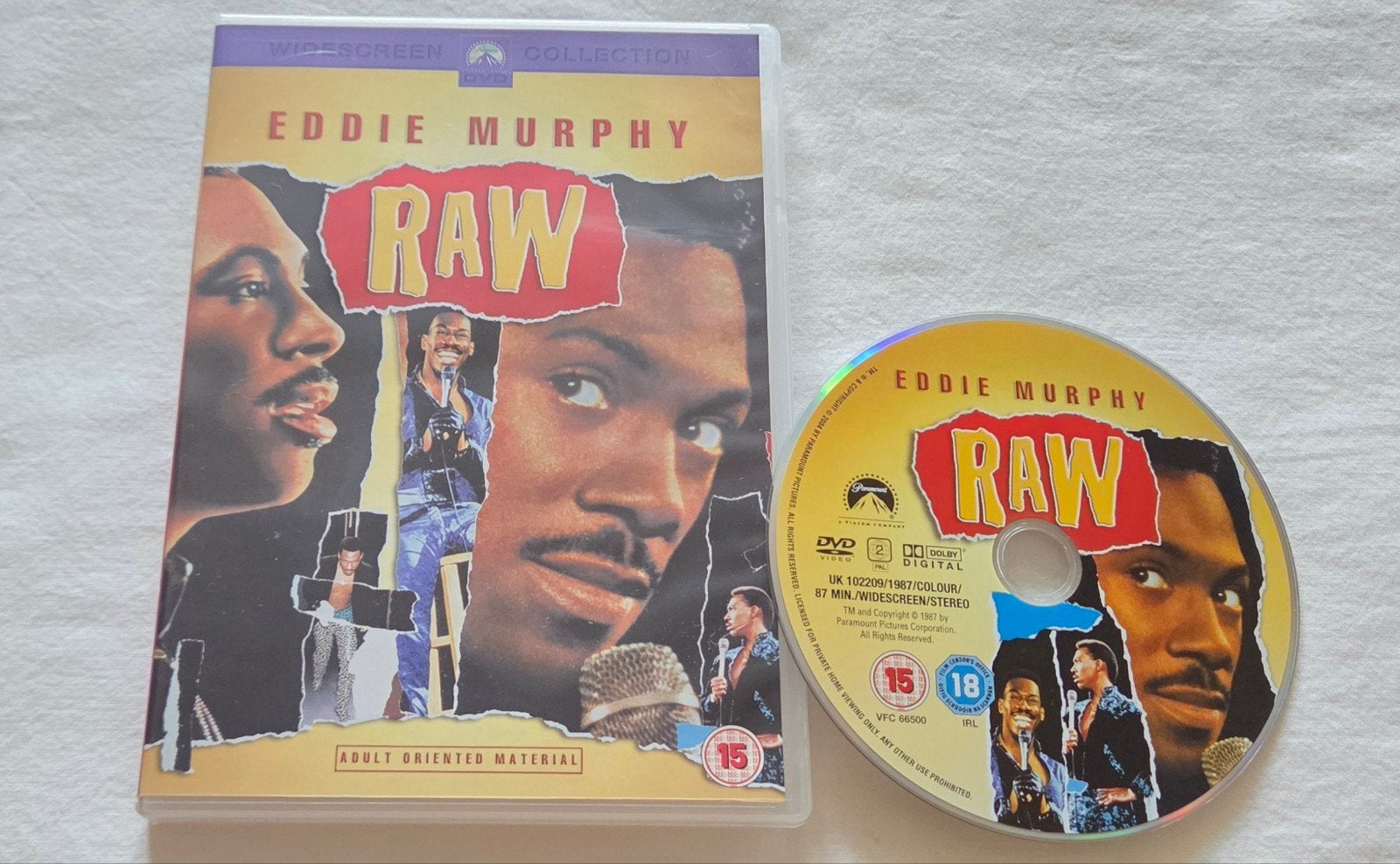 Eddie Murphy RAW Dvd Stand-Up Comedian, Alle leeftijden, Ophalen of Verzenden, Zo goed als nieuw, Romantische komedie