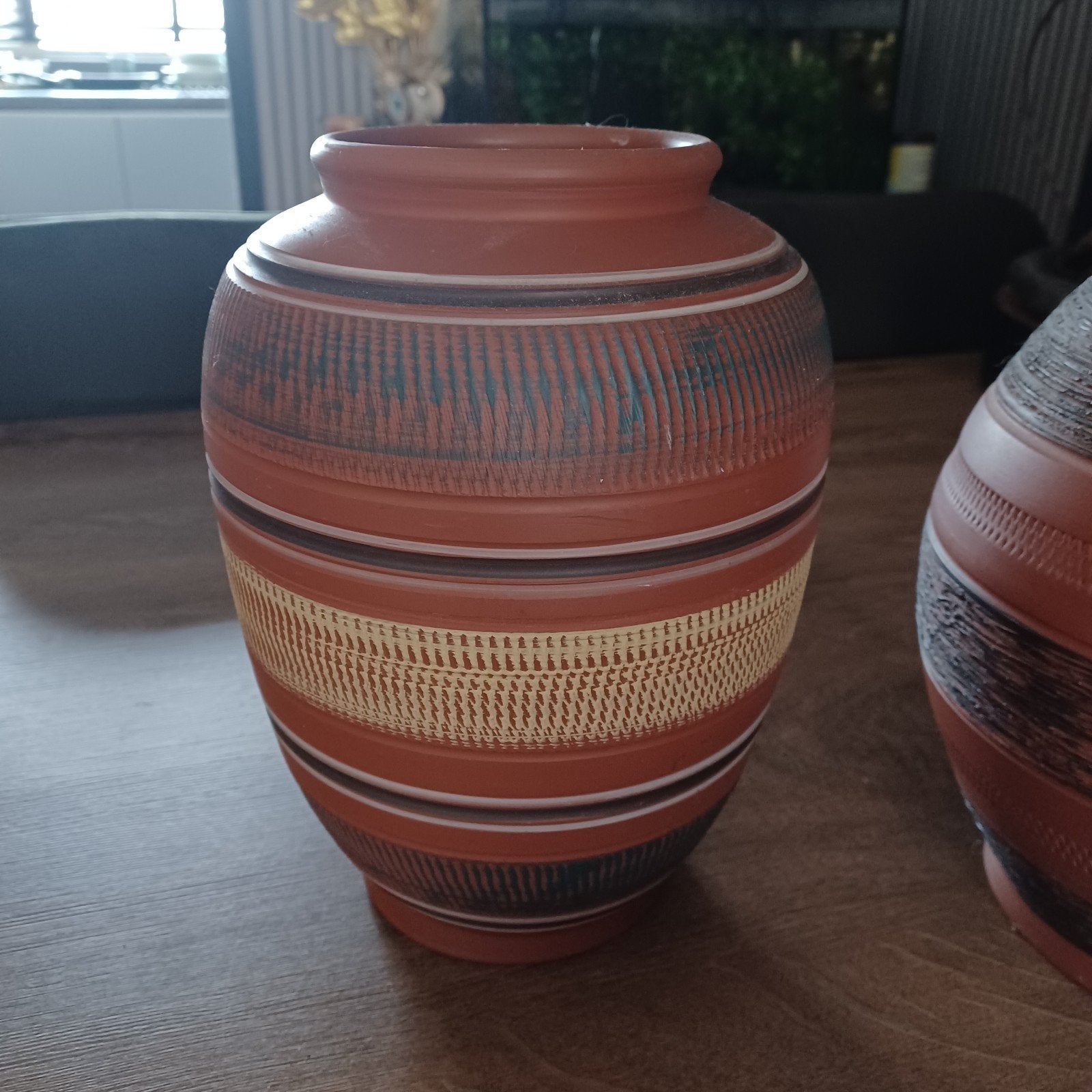 aardewerk kruik en vaas set, Ophalen of Verzenden