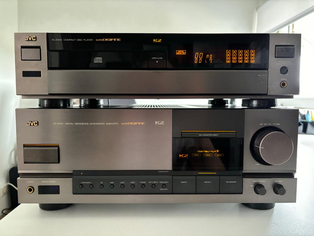 JVC AX-Z1010 + XL-Z1010 Super Digifine K2 set, JVC, Zo goed als nieuw, Tuner of Radio, Losse componenten