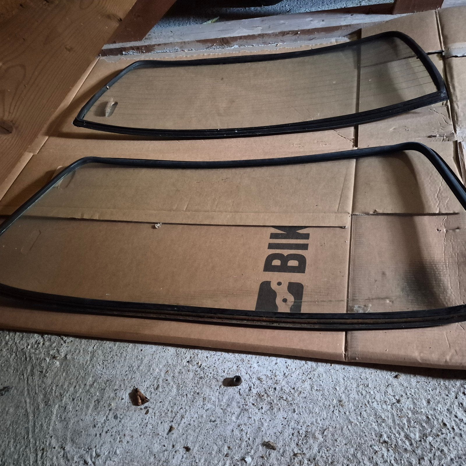 opel coupe sedan ramen ruiten kadett b, Auto-onderdelen, Ophalen, Gebruikt, Opel