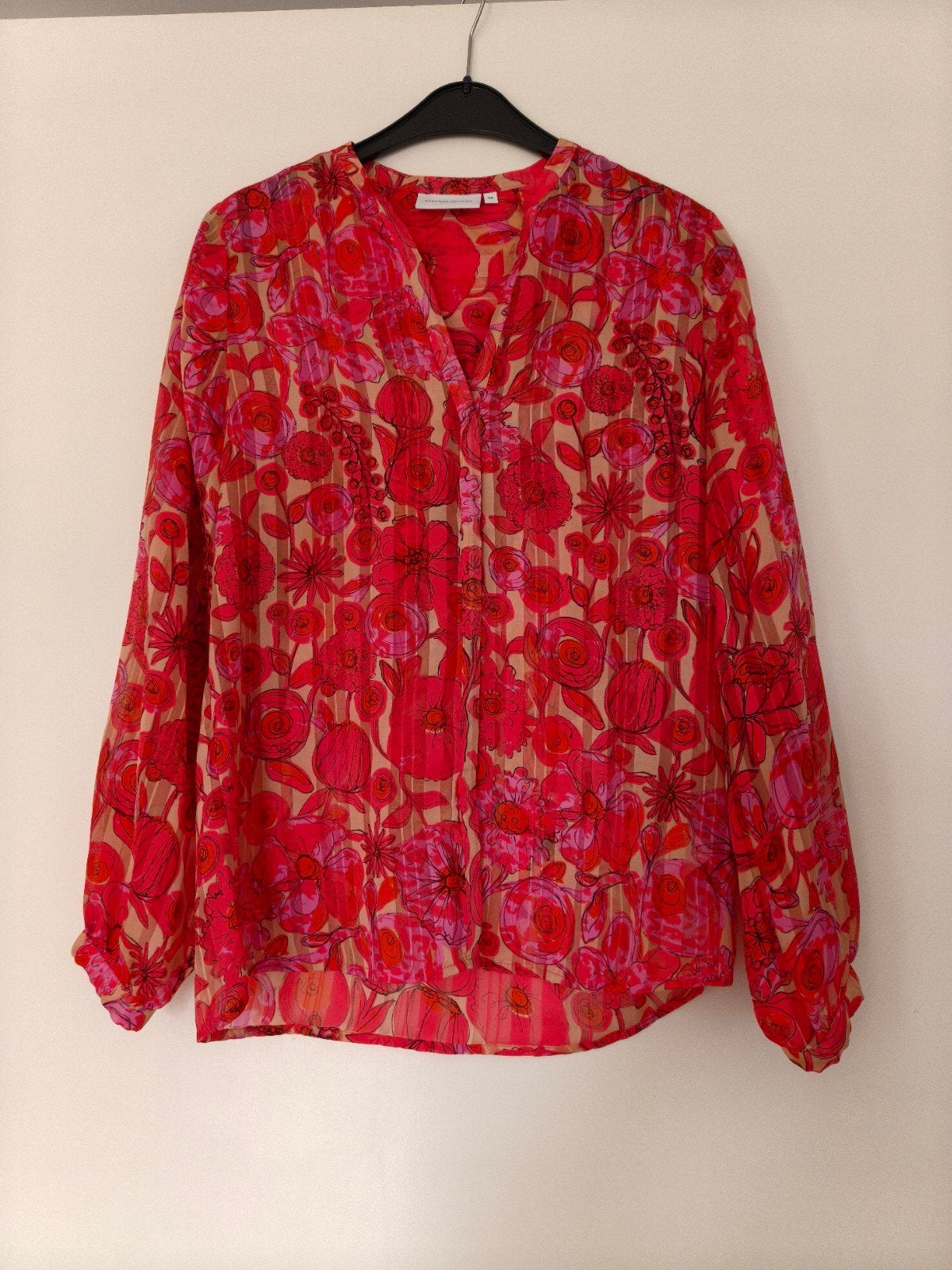 Fabienne Chapot Frida Lou Blouse - Bloemenprint Maat 36, Kleding | Dames, Meerkleurig, Ophalen of Verzenden, Zo goed als nieuw