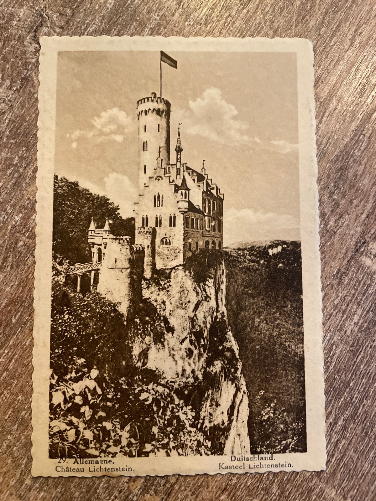 Oude Ansichtkaart Kasteel Lichtenstein, Duitsland, Ophalen of Verzenden, Voor 1920, Ongelopen, Duitsland