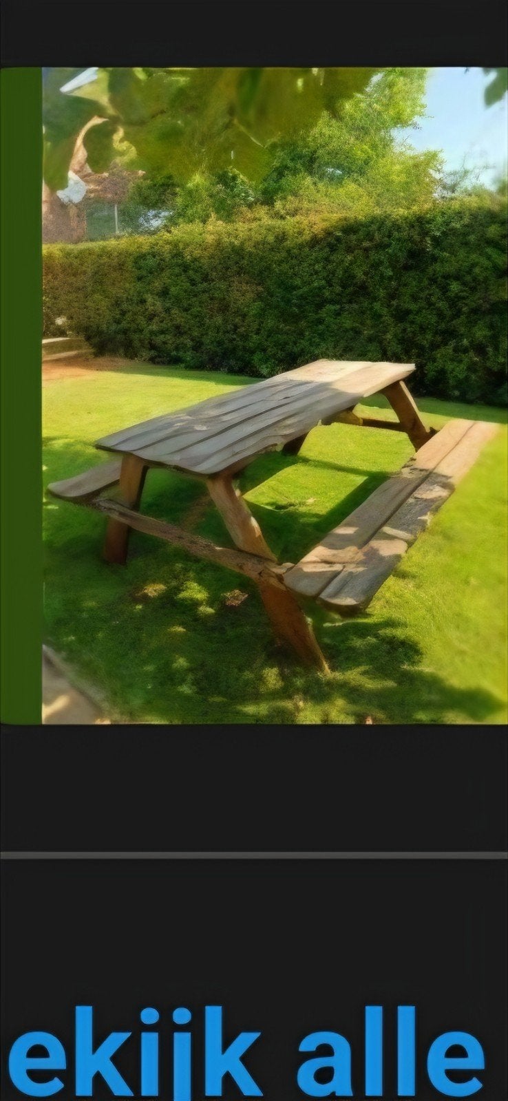 Prachtige, onderhoudsvriendelijke picknickset voor tuinterra, Tuin en Terras, Picknicktafels, Ophalen