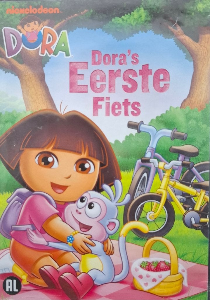 Dora's Eerste Fiets DVD - Avontuurlijke Animatie voor Kids, Animatie, Alle leeftijden, Film, Gebruikt