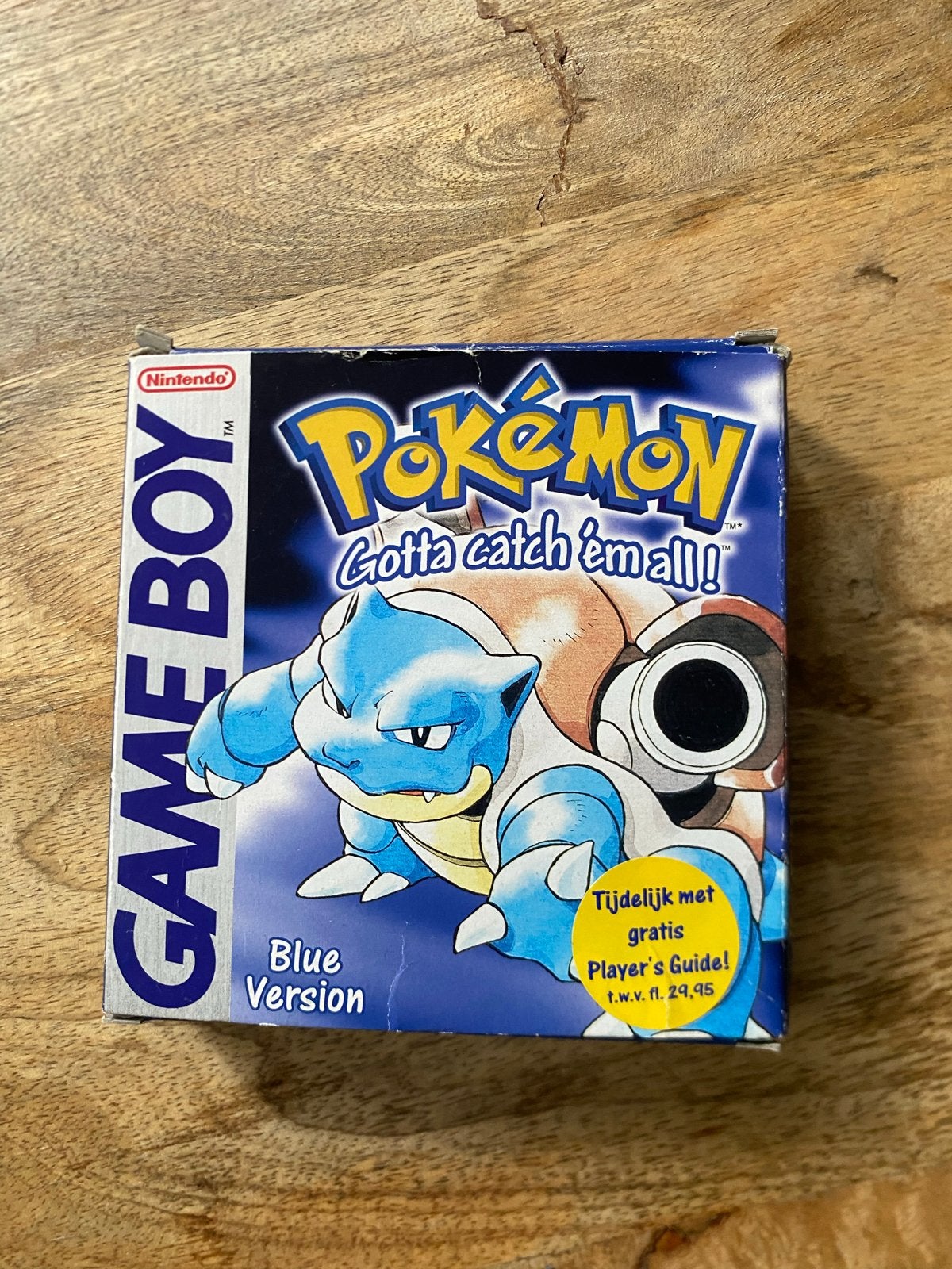Pokémon Blue Version Game Boy - Compleet met handleiding, Spelcomputers en Games, 1 speler, Ophalen of Verzenden, Zo goed als nieuw