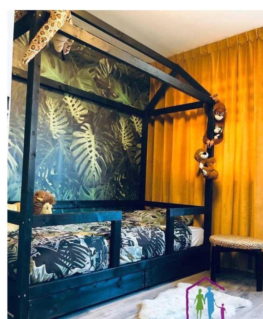 Jungle kinderbed 80x180, Ophalen, Gebruikt, Overige typen