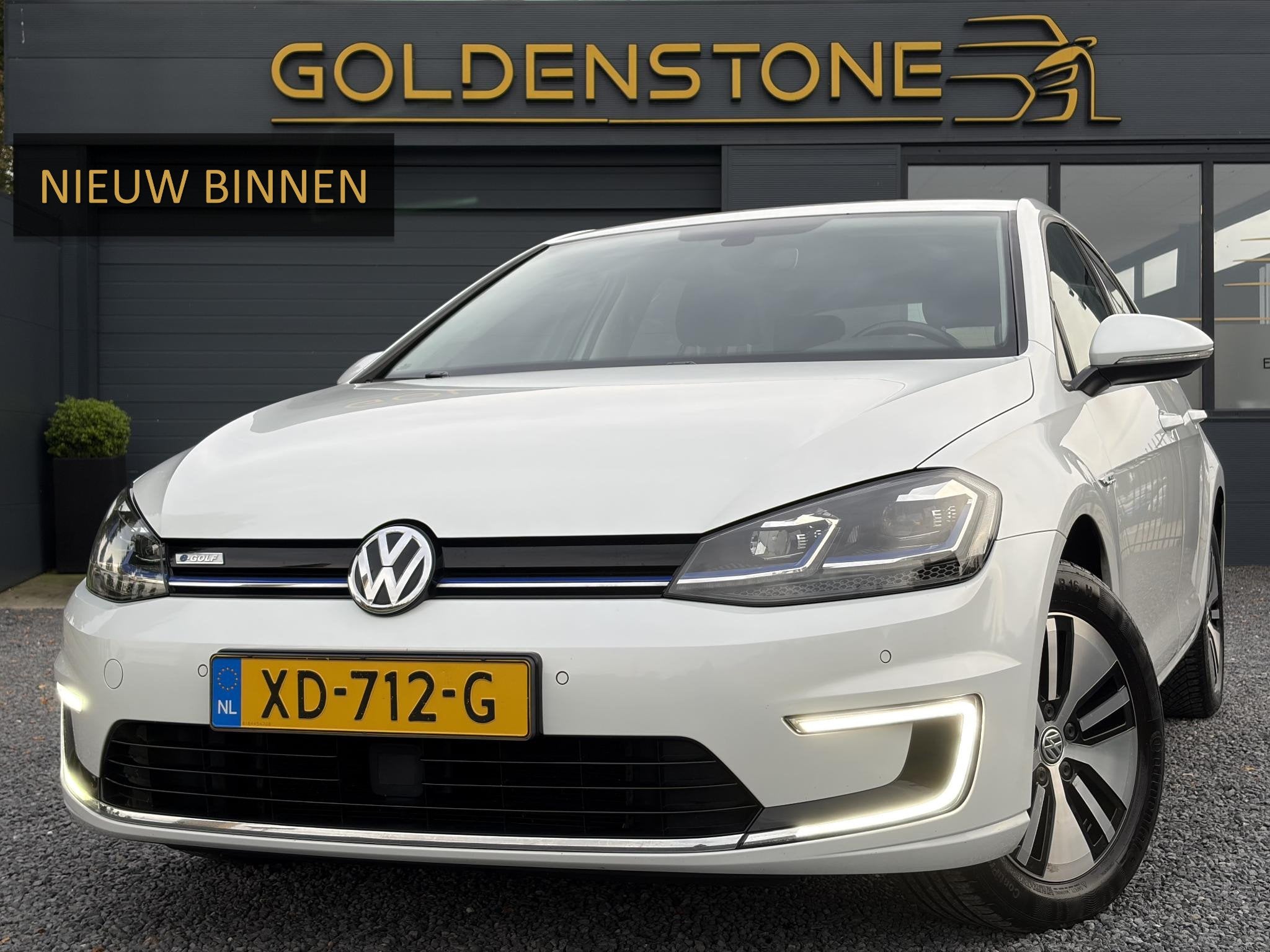 Volkswagen e-Golf e-Golf ✓SOH 85,18 %✓2e Eigenaar✓Carp, Auto's, Dealer onderhouden, Gebruikt, Zwart, 231 km