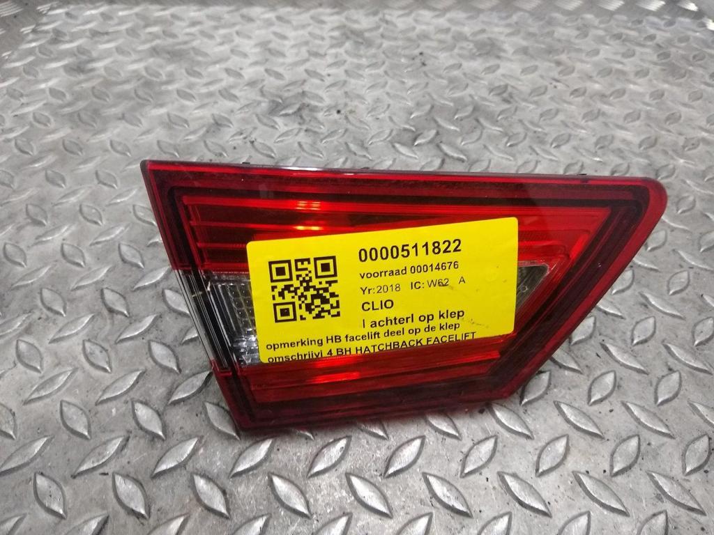 RENAULT CLIO Dynamique ACHTERLICHT L 2018, Ophalen of Verzenden, Gebruikt, ARN erkend