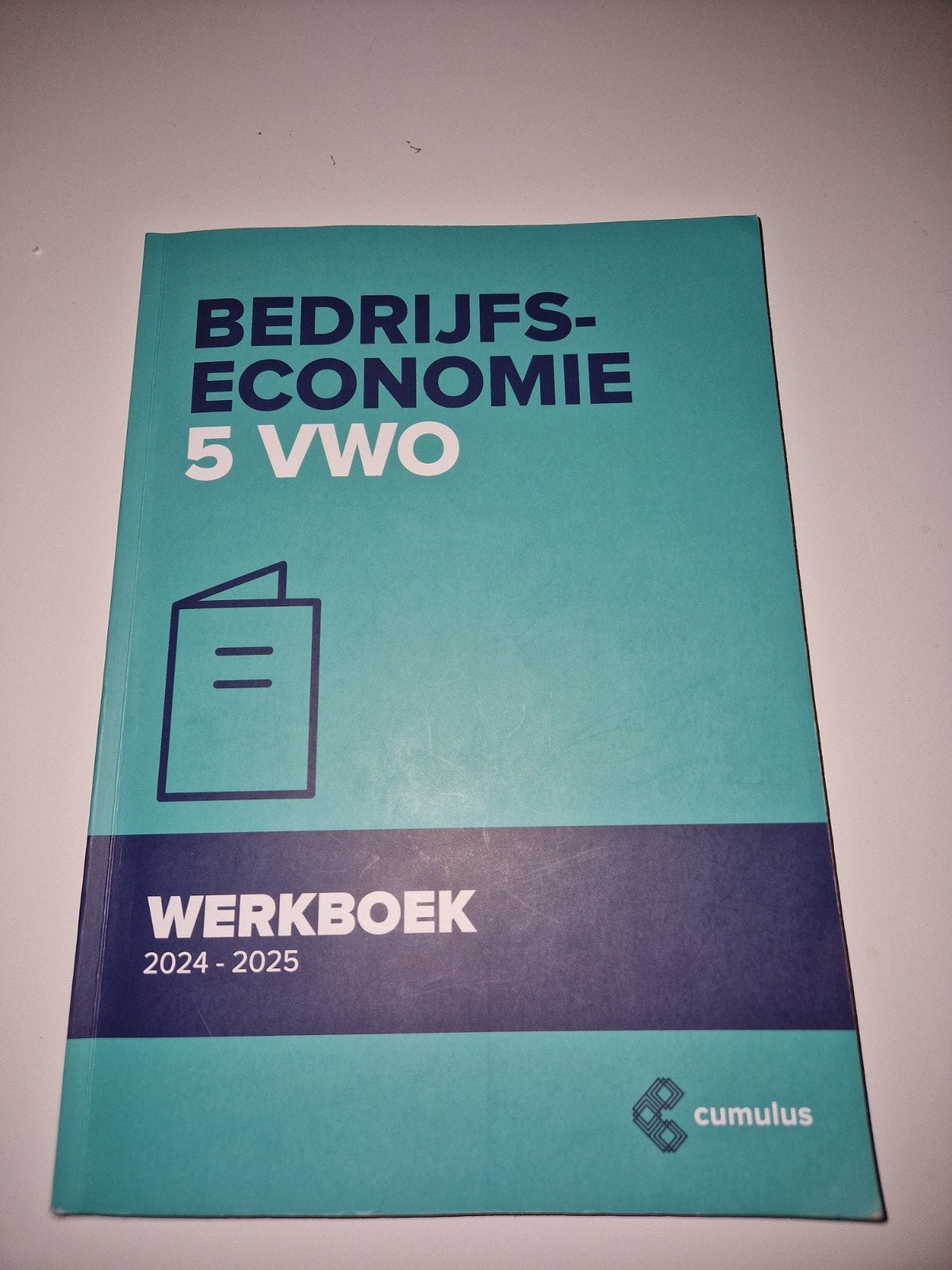 Bedrijfseconomie 5 VWO Werkboek 2024-2025 Cumulus, Boeken, Ophalen of Verzenden, Zo goed als nieuw, VWO, Bedrijfseconomie of M&O