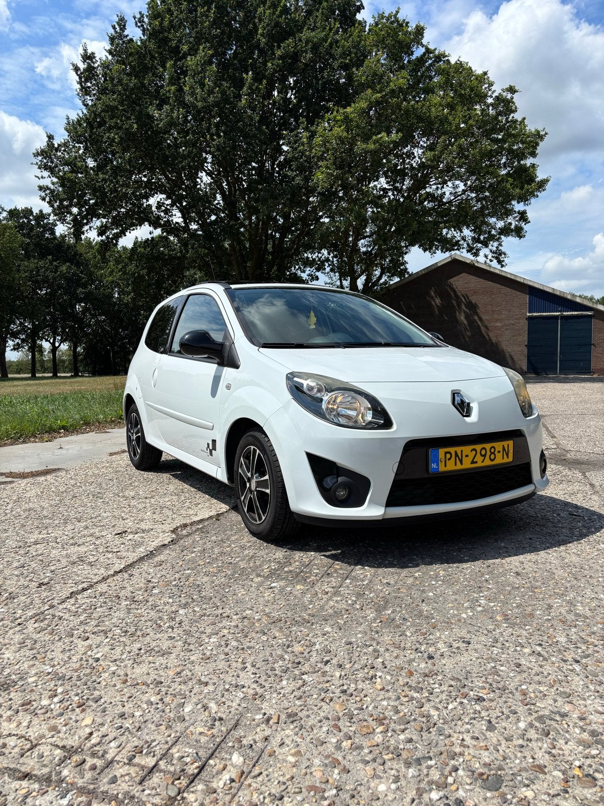 Renault Twingo 1.2 16V 2009 Wit panoramadak, Voorwielaandrijving, 31 €/maand, 4 cilinders, 4 stoelen