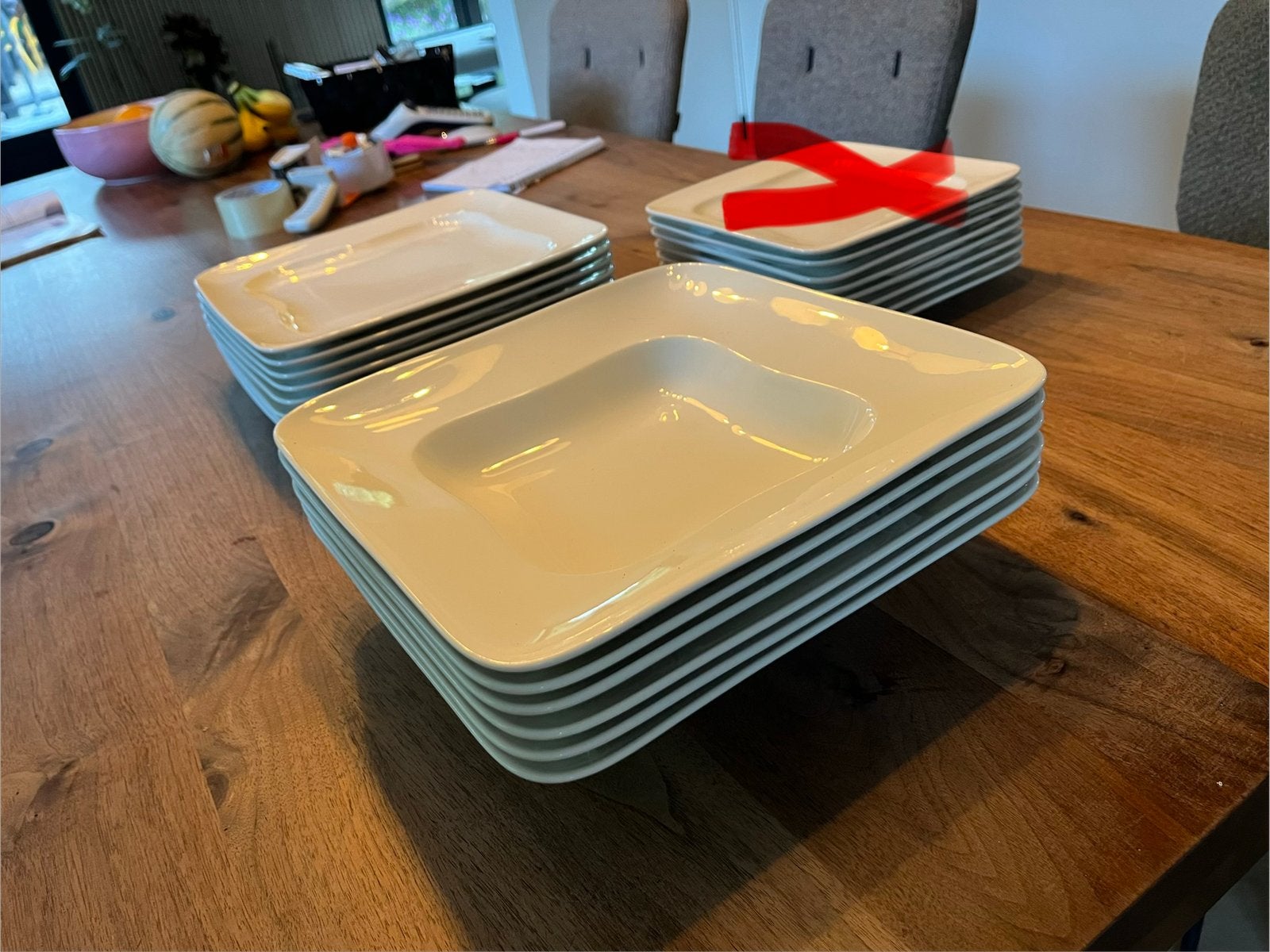 Villeroy & Boch VIVO: 6 pasta- en 8 dinerborden, Villeroy & Boch, Ophalen of Verzenden, Zo goed als nieuw, Bord(en)