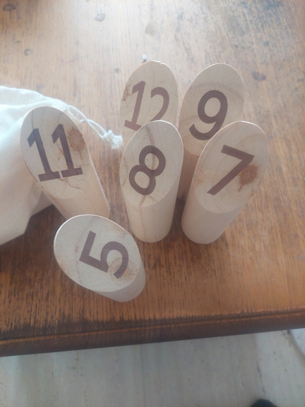 Muge Number Kubb - Houten werpspel, Hobby en Vrije tijd, Gezelschapsspellen | Bordspellen, Vinga, Vijf spelers of meer, Nieuw