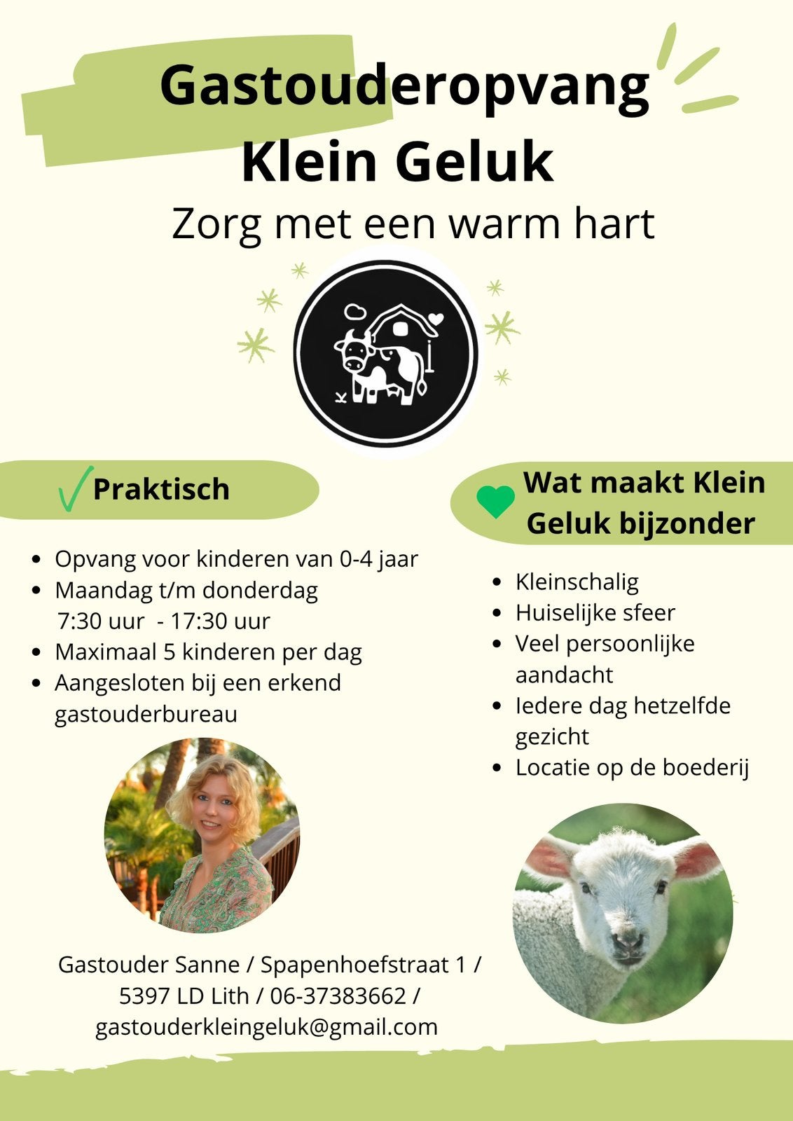 Gastouder, Ophalen, Nieuw