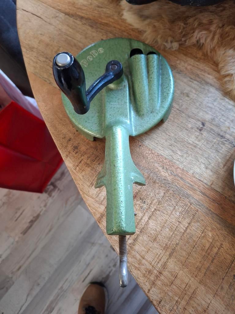 Vintage snijbonen molen van pede, Ophalen of Verzenden