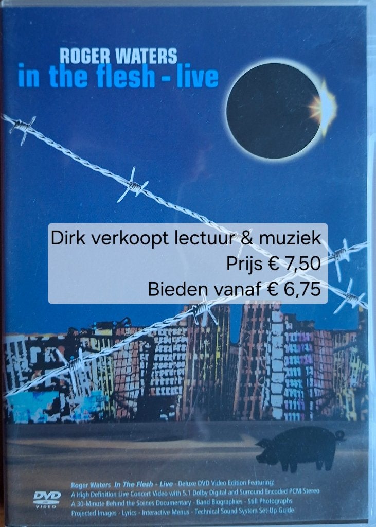 Roger Waters; In the flesh - live (2002), Engels, Alle leeftijden, Ophalen of Verzenden, Zo goed als nieuw